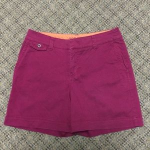 Sonoma Life + Style Fuchsia Pink Chino Shorts Size 6